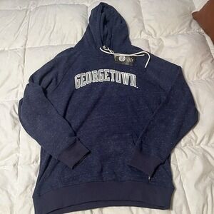 NWT! Georgetown Hoyas Navy Blue Size Large Hoodie Brand New! 19nine Brand‎